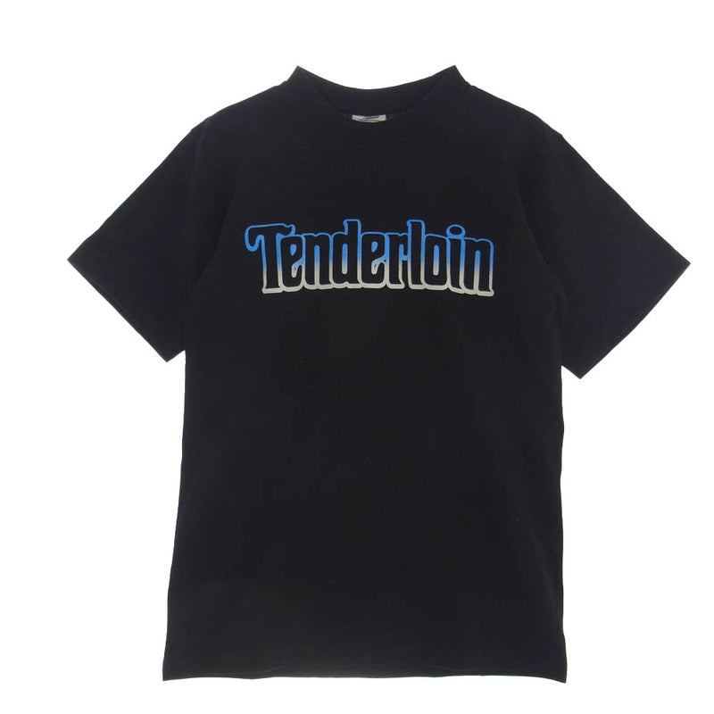 TENDERLOIN テンダーロイン T-TEE EL ロゴ プリント ボルネオスカル 半袖  Tシャツ ブラック系 M【中古】