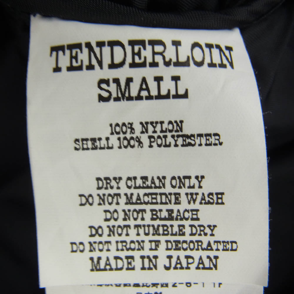 TENDERLOIN テンダーロイン T-NRA RACING VEST ワッペン レーシング ベスト ブラック系 S【中古】