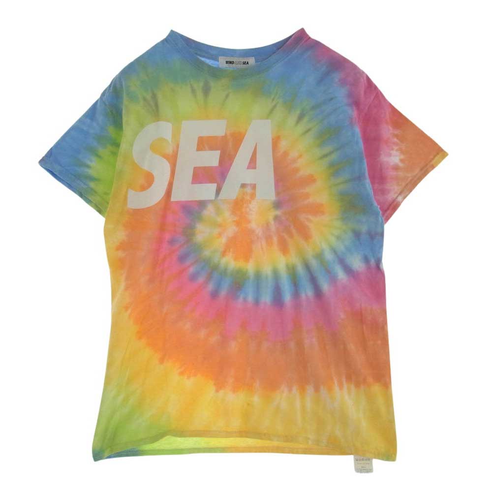 WIND AND SEA ウィンダンシー 19SS TIEDYE Tee タイダイ染め Tシャツ 半袖 マルチカラー M【中古】