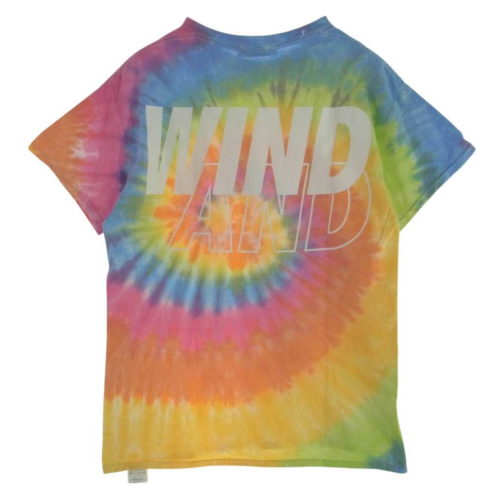 WIND AND SEA ウィンダンシー 19SS TIEDYE Tee タイダイ染め Tシャツ 半袖 マルチカラー M【中古】