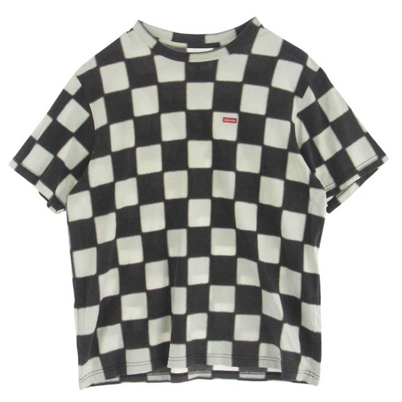 Supreme シュプリーム 20SS Small Box Tee Checkerboard スモール ボックスロゴ チェッカーボード柄 Ｔシャツ 半袖 ブラック系 ホワイト系 S【中古】