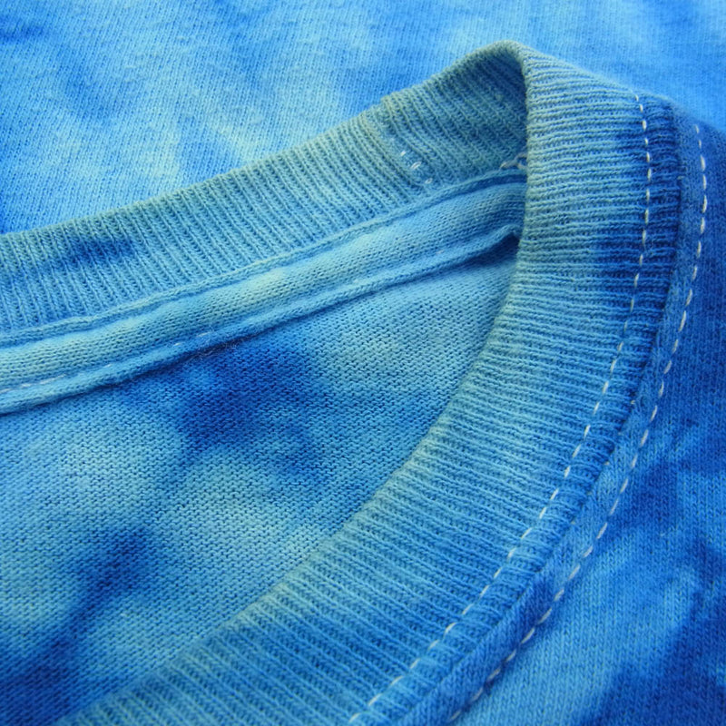 WIND AND SEA ウィンダンシー LONG SLEEVE CUT-SEWN TIEDYE タイダイ染め ロング スリーブ Tシャツ 長袖 ブルー系 S【中古】