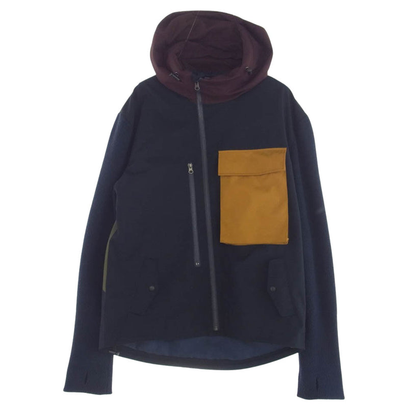 glamb グラム GB0419 JKT08 Phelix mountain parka フェリックス マウンテンパーカー 袖ニット切替 ジャケット マルチカラー系 3【中古】