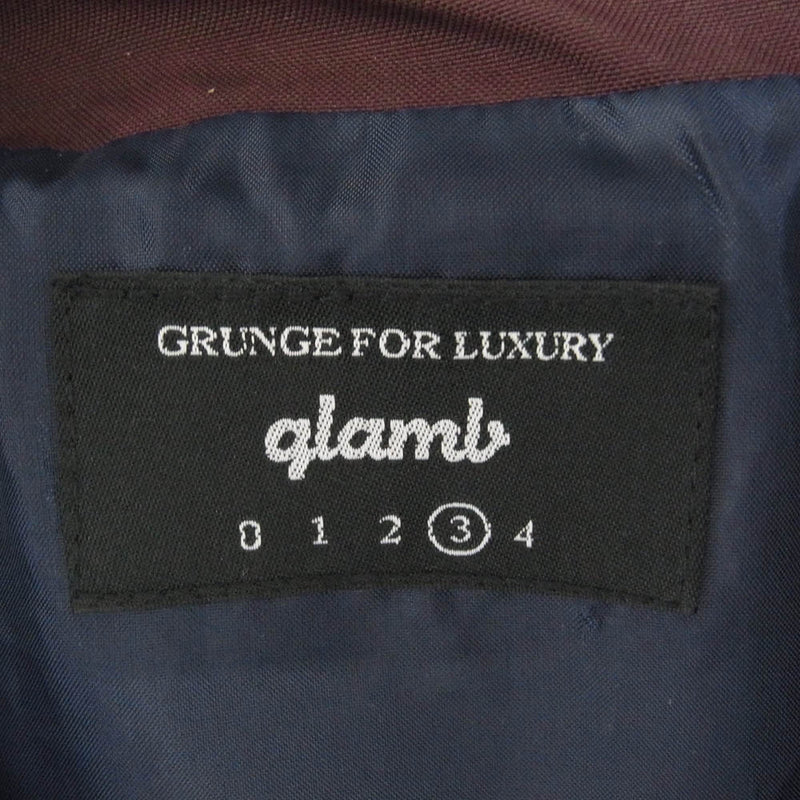 glamb グラム GB0419 JKT08 Phelix mountain parka フェリックス マウンテンパーカー 袖ニット切替 ジャケット マルチカラー系 3【中古】