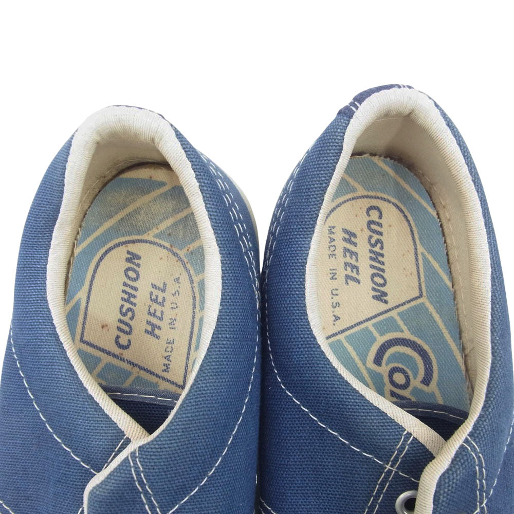 CONVERSE コンバース ヴィンテージ 70s USA製 FAST BREAK YOUTH OX ファストブレイク スニーカー ネイビー系 US8【中古】