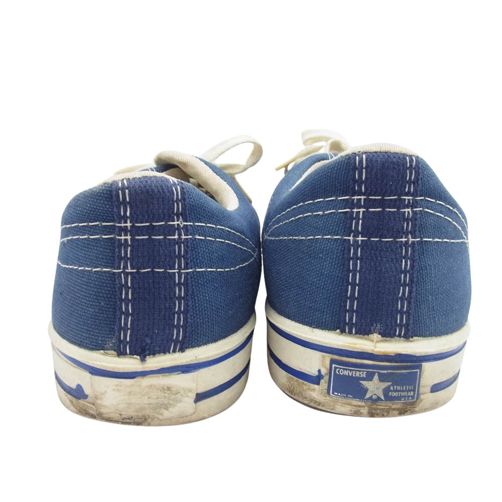 CONVERSE コンバース ヴィンテージ 70s USA製 FAST BREAK YOUTH OX ファストブレイク スニーカー ネイビー系 US8【中古】