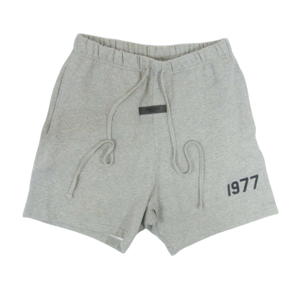 FEAR OF GOD フィアオブゴッド FOG ESSENTIALS エッセンシャルズ FLEECE RELAXED ハーフパンツ グレー系 S【中古】