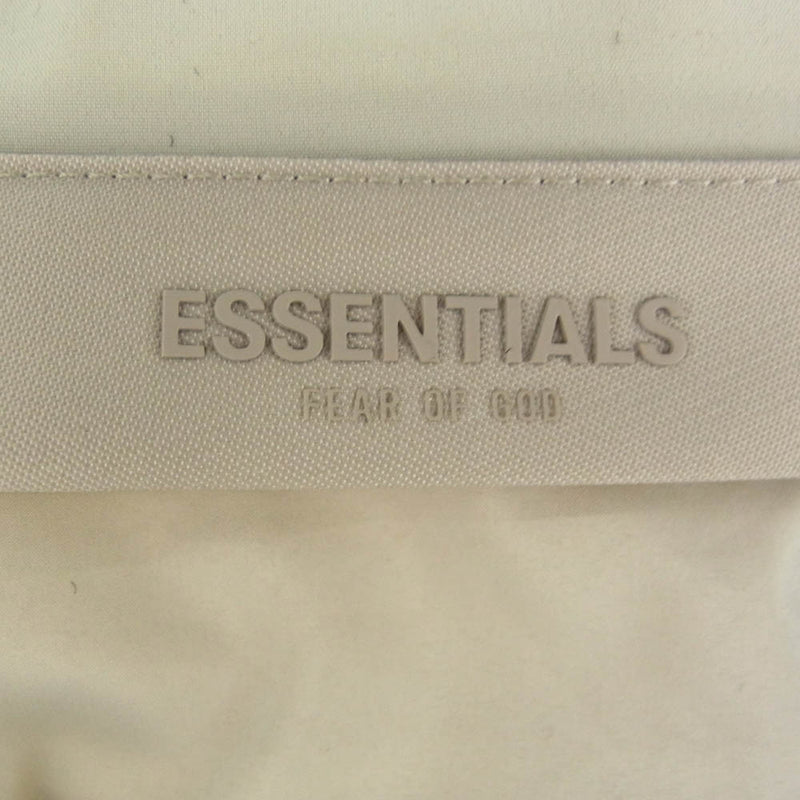 FEAR OF GOD フィアオブゴッド FOG ESSENTIALS エッセンシャルズ 半袖シャツ グレー系 ベージュ系 M【美品】【中古】