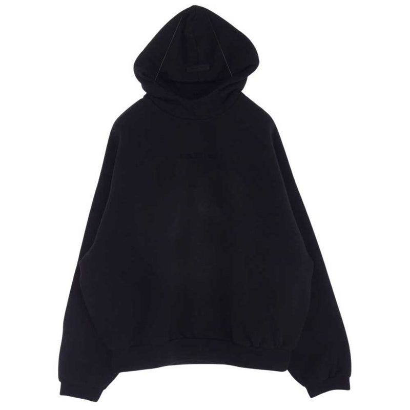 FEAR OF GOD フィアオブゴッド FOG ESSENTIALS エッセンシャルズ HEAVY FLEECE パーカー ブラック系 S【中古】