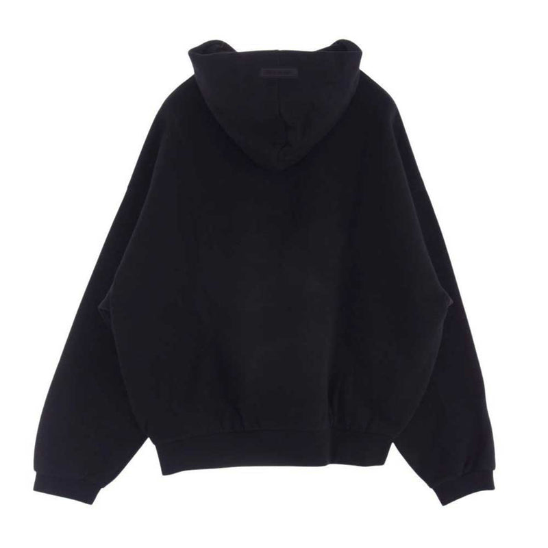 FEAR OF GOD フィアオブゴッド FOG ESSENTIALS エッセンシャルズ HEAVY FLEECE パーカー ブラック系 S【中古】