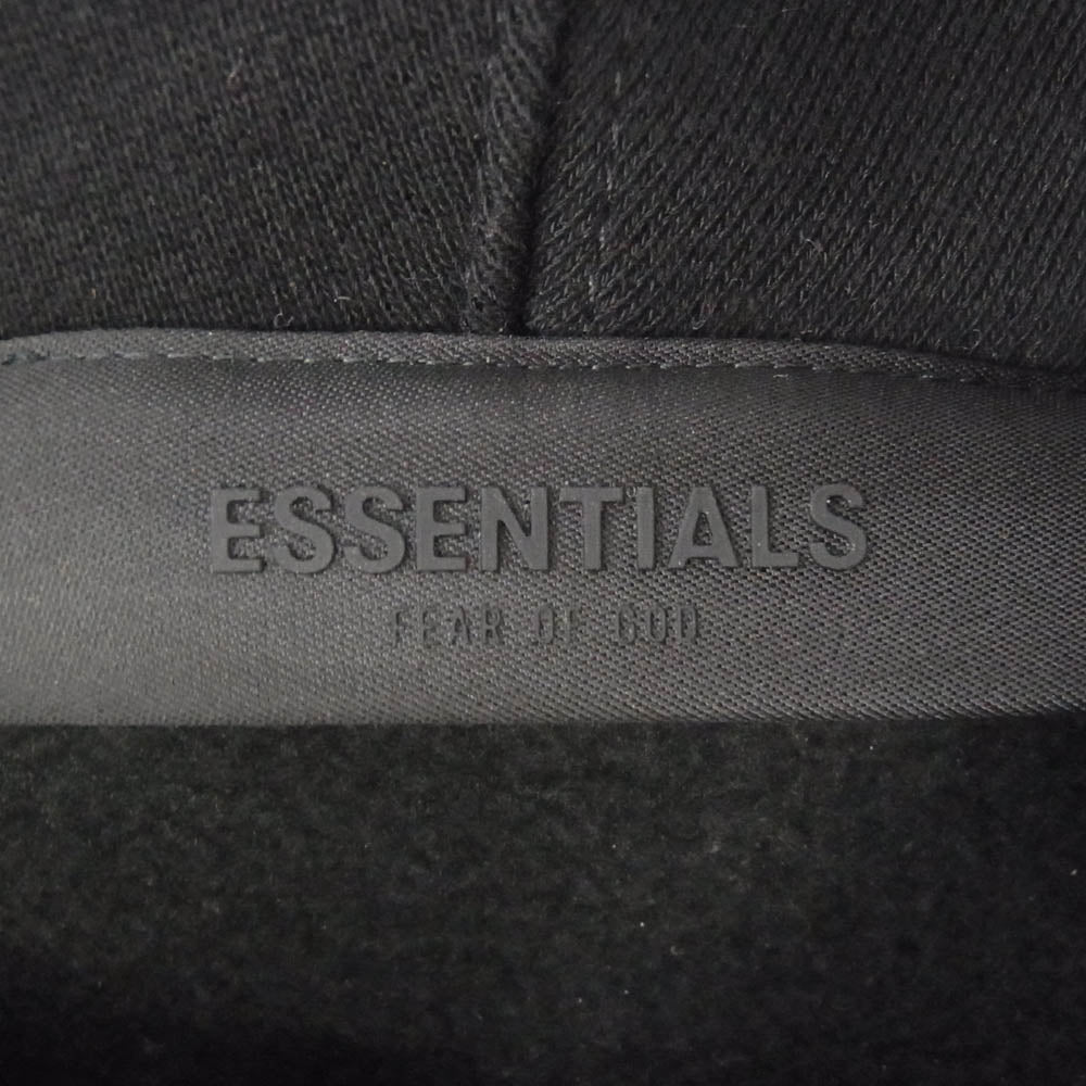 FEAR OF GOD フィアオブゴッド FOG ESSENTIALS エッセンシャルズ HEAVY FLEECE パーカー ブラック系 S【中古】