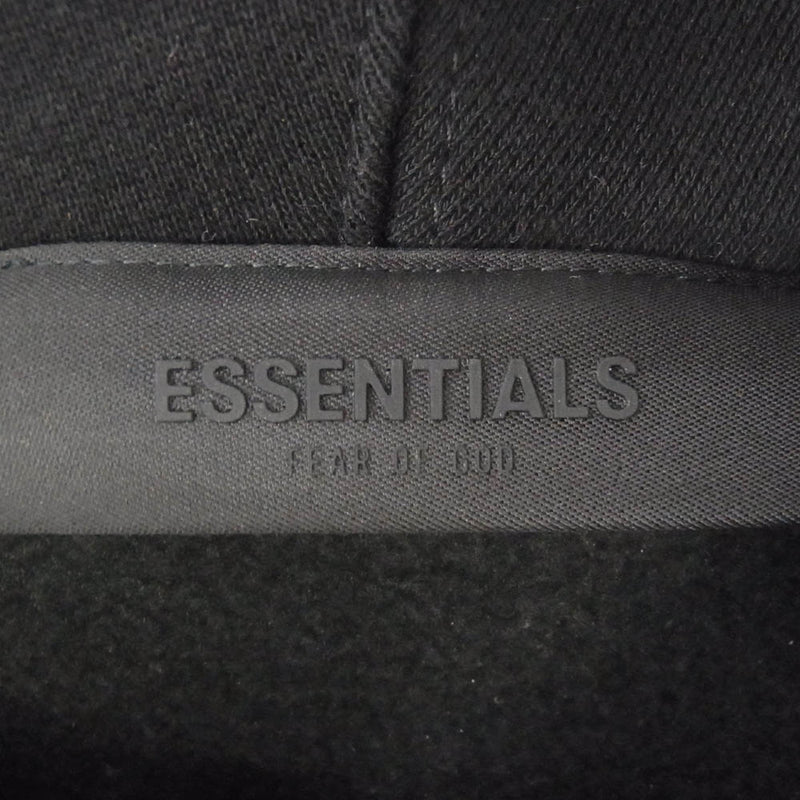 FEAR OF GOD フィアオブゴッド FOG ESSENTIALS エッセンシャルズ HEAVY FLEECE パーカー ブラック系 S【中古】