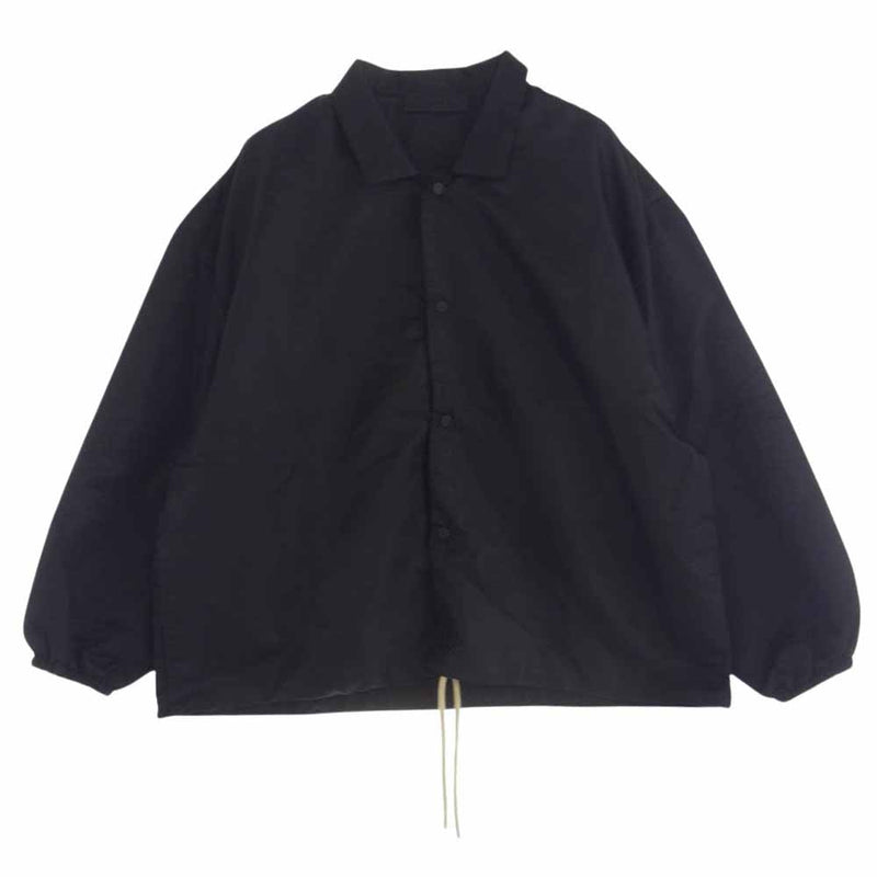 FEAR OF GOD フィアオブゴッド 8325-343-1708 FOG ESSENTIALS エッセンシャルズ Coaches Jacket コーチ ジャケット ブラック系 S【美品】【中古】