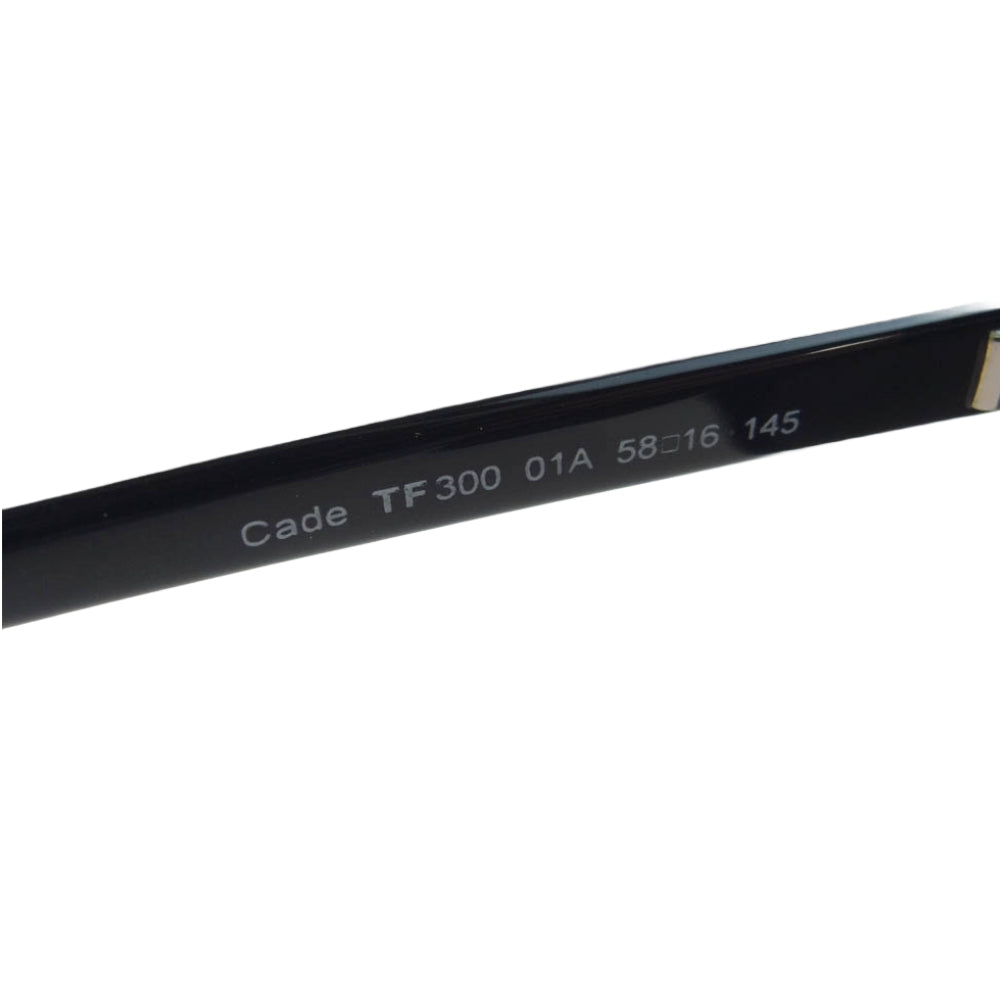 TOM FORD トムフォード TF300 ティアドロップ サングラス ブラック系 58□16　145【中古】