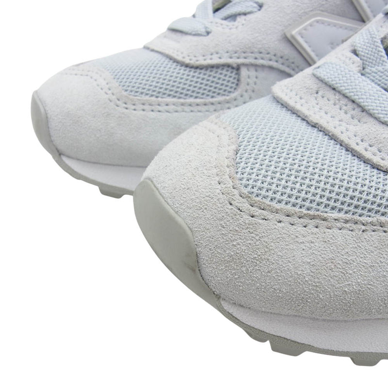 NEW BALANCE ニューバランス WL574OAA 574 light gray ライトグレー スエード メッシュ ローカット スニーカー ライトグレー 23.5cm【中古】