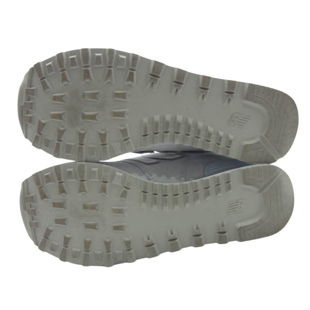 NEW BALANCE ニューバランス WL574OAA 574 light gray ライトグレー スエード メッシュ ローカット スニーカー ライトグレー 23.5cm【中古】