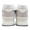 NEW BALANCE ニューバランス U574BGE 574 light gray ライトグレー スエード メッシュ ローカット スニーカー グレー系 24cm【中古】