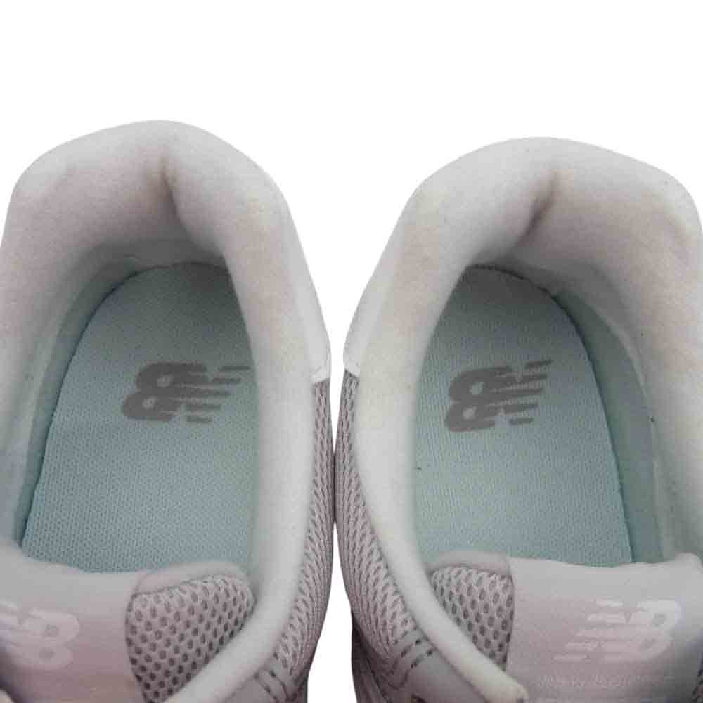 NEW BALANCE ニューバランス U574BGE 574 light gray ライトグレー スエード メッシュ ローカット スニーカー グレー系 24cm【中古】