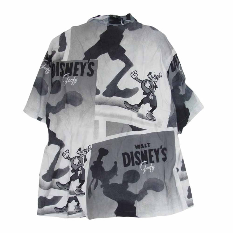 PORTER CLASSIC ポータークラシック DISNEY V/P PC ALOHA COLLECTION ALOHA SHIRT GOOFY ディズニー グーフィー アロハ シャツ ブラック系 L【中古】