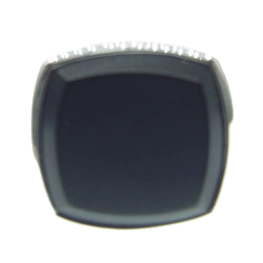 TOM WOOD トムウッド Cushion Black Onyx クッション ブラック オニキス リング シルバー系 ブラック系 8号【美品】【中古】