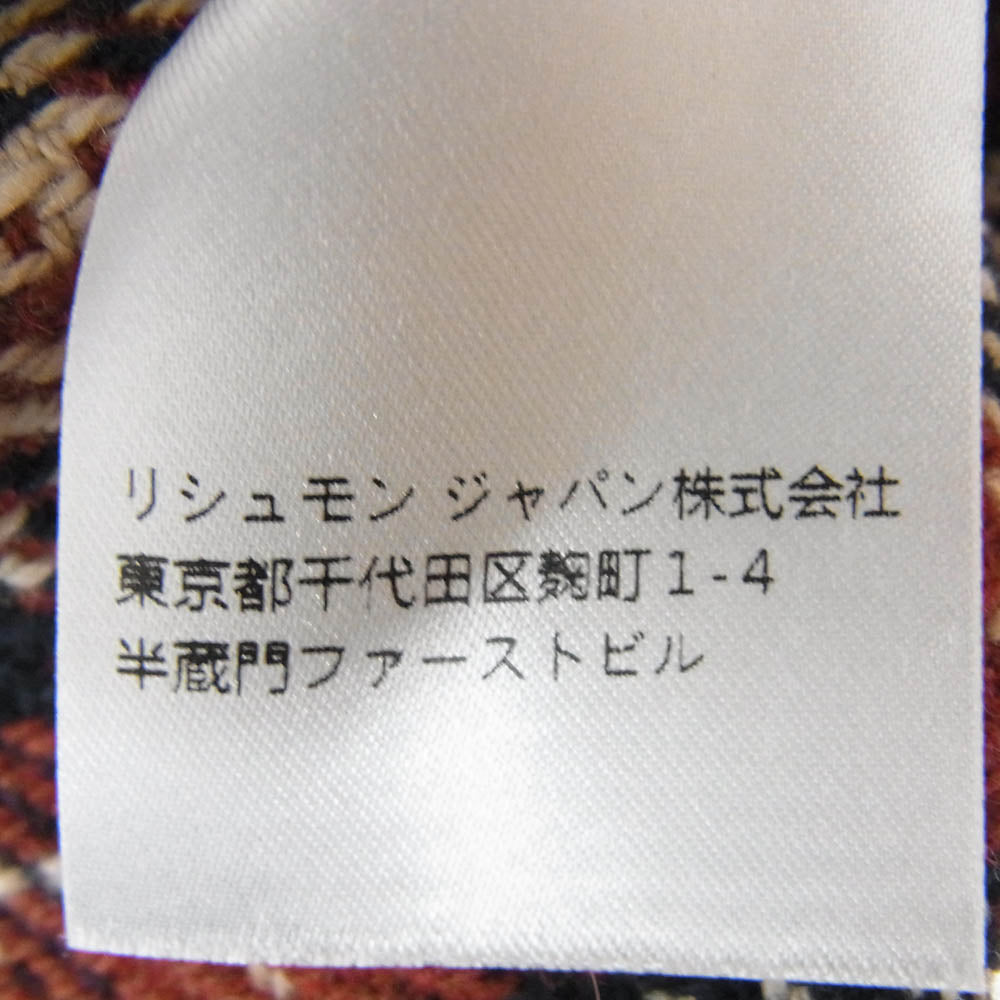 SEE BY CHLOE シーバイクロエ CHS22AVE03003 2ZA オーバーサイズ チェック シャツ ジャケット レッド系 S【極上美品】【中古】