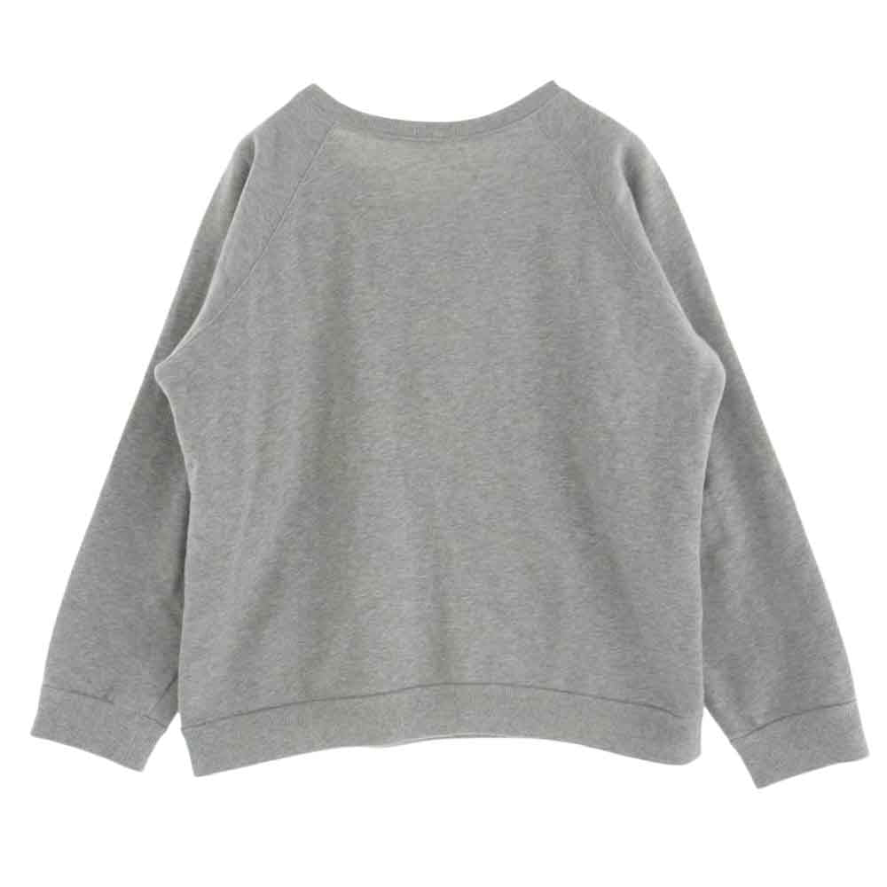 CELINE セリーヌ 20SS 2Y394401 カレッジロゴ プリント スウェット トレーナー グレー系 L【中古】