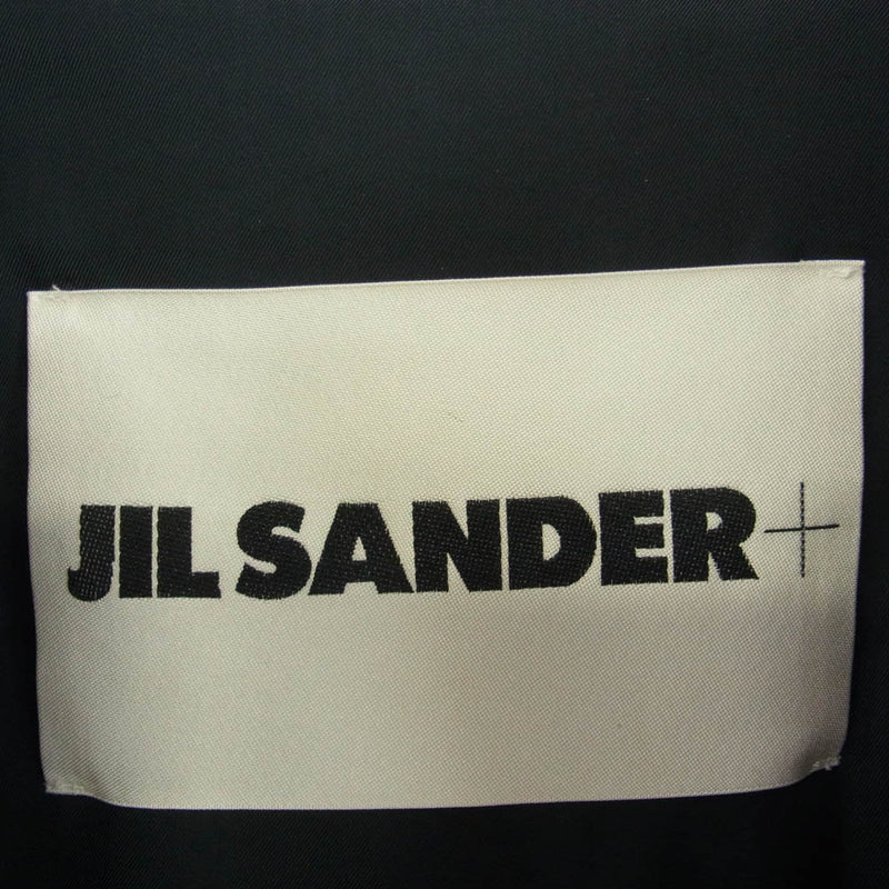 JIL SANDER+ ジルサンダープラス 22AW J47BN0009 国内正規品 モヘヤ混 パデット シャツ ジャケット ネイビー系 46【中古】