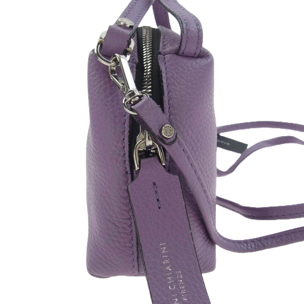 ジャンニ キアリーニ ALIFA S パープル レザー バッグ パープル系 GLICINE【中古】