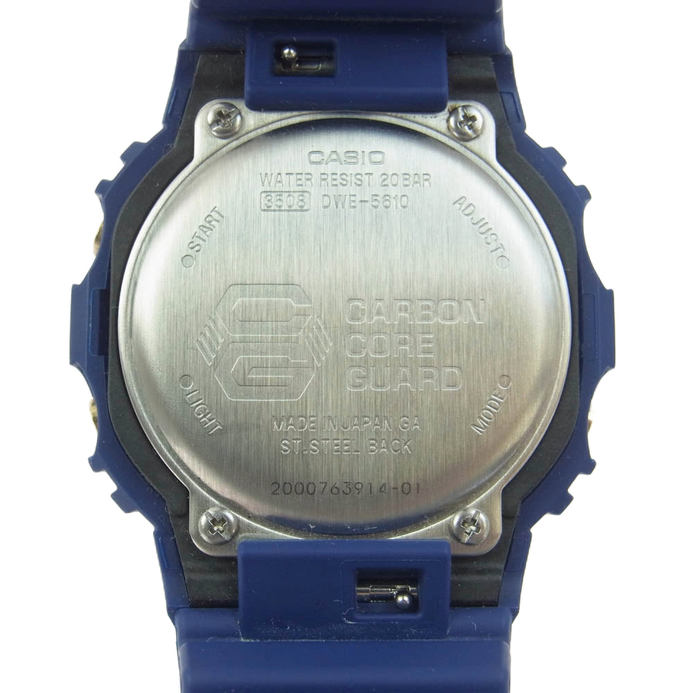 G-SHOCK ジーショック DW-5600P デジタル 腕時計 カスタム ブルー ネイビー系【中古】
