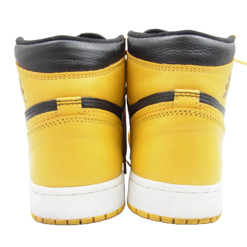 NIKE ナイキ 555088-701 Air Jordan 1 High OG Pollen エアジョーダン1 ハイ パラン ハイカットスニーカー イエロー系 ブラック系 26.5cm【中古】