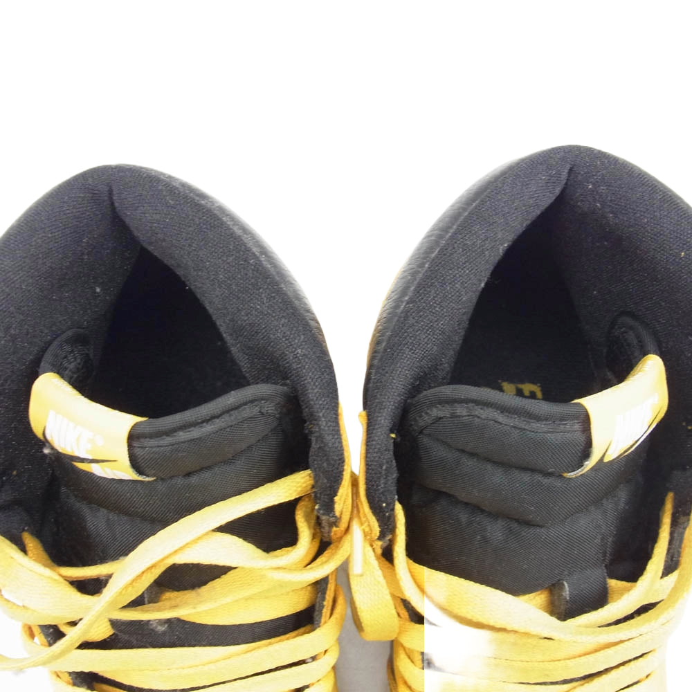 NIKE ナイキ 555088-701 Air Jordan 1 High OG Pollen エアジョーダン1 ハイ パラン ハイカットスニーカー イエロー系 ブラック系 26.5cm【中古】