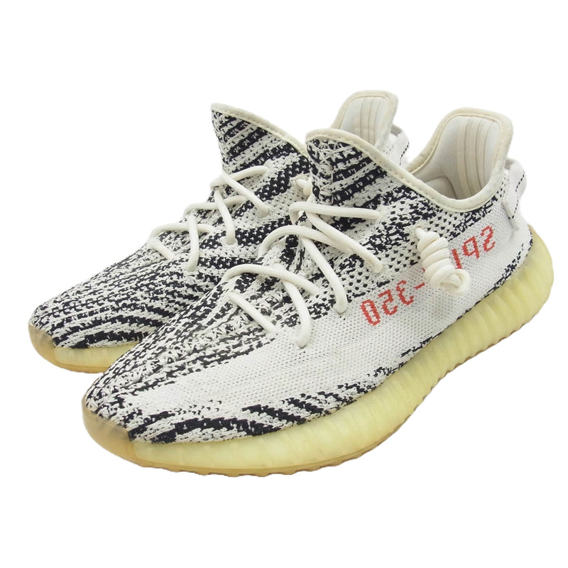 adidas アディダス CP9654 YEEZY BOOST 350 V2 ZEBRA イージー ブースト ゼブラ スニーカー ホワイト系 ブラック系 26.5cm【中古】