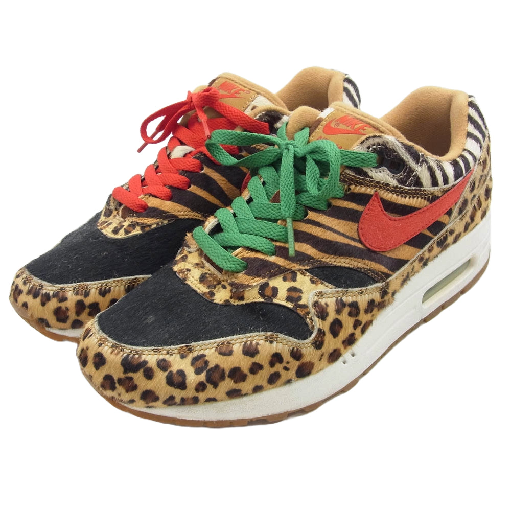 NIKE ナイキ AQ0928-700 × atmos Air Max 1 DLX アトモス エアマックス アニマルパック サファリ スニーカー マルチカラー系 26cm【中古】