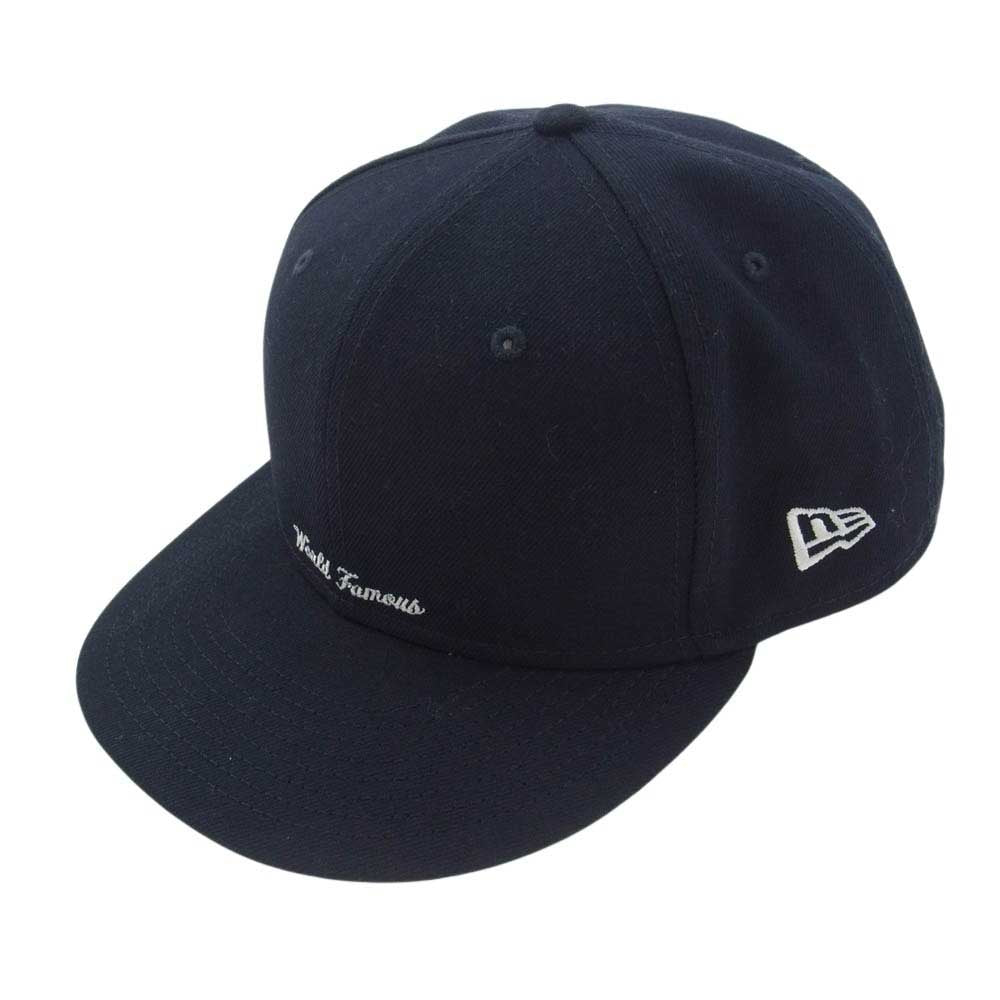 Supreme シュプリーム 21SS × New Era Reverse Box Logo ニューエラ リバース ボックス ロゴ キャップ ダークネイビー系 60.6cm【中古】