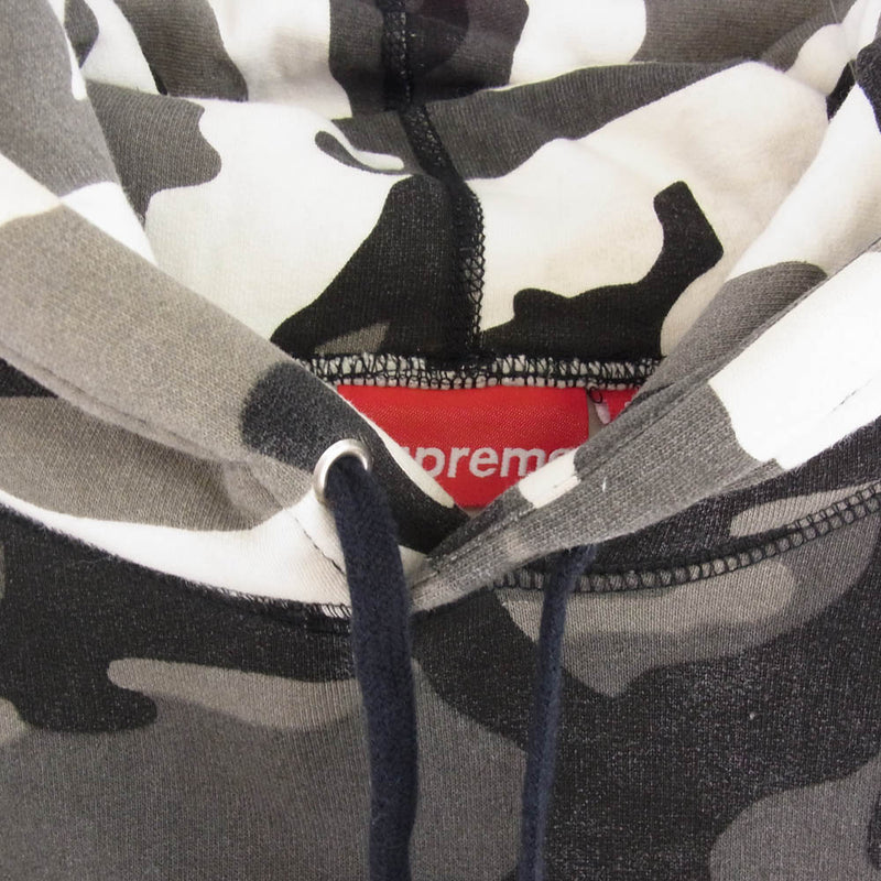 Supreme シュプリーム 13AW Box Logo Hooded Sweatshirt Snow Camo ボックスロゴ プルオーバースウェット パーカー フーディー スノーカモ マルチカラー系 S【中古】