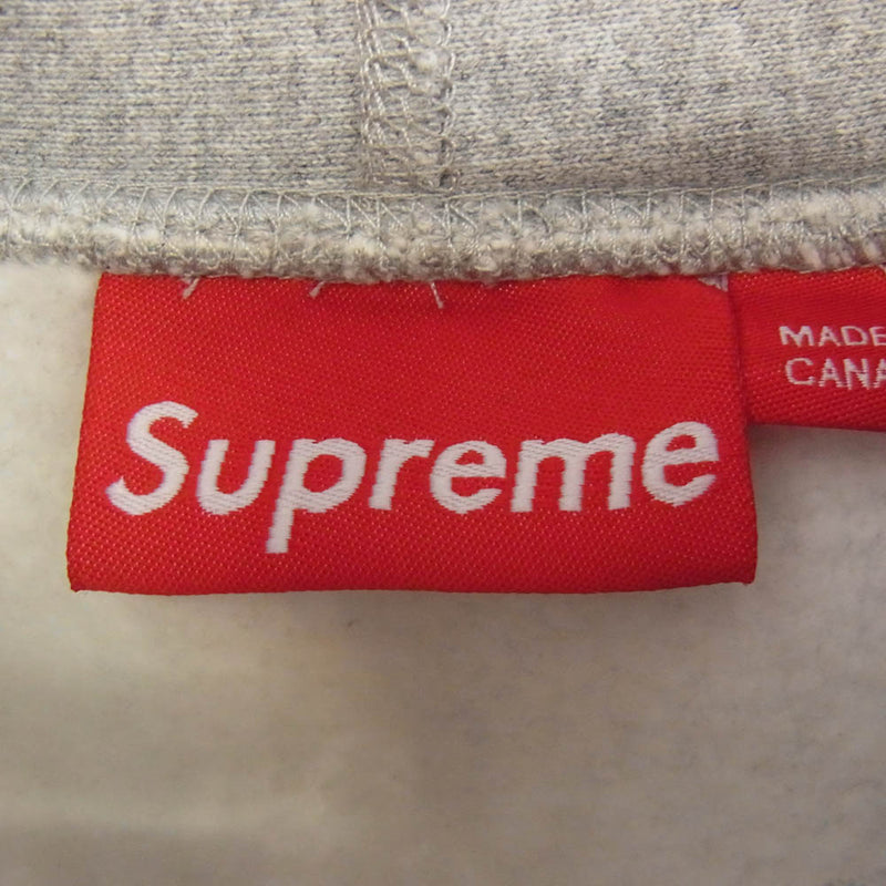 Supreme シュプリーム 12AW Box Logo Hooded Sweatshirt ボックスロゴ プルオーバースウェット パーカー フーディー グレー系 M【中古】