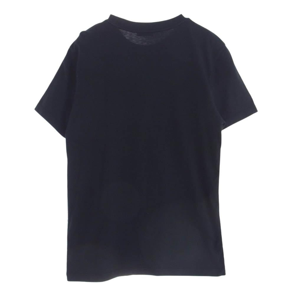 MONCLER モンクレール F10918C72010 MAGLIA T-SHIRT サイドロゴ  半袖 クルーネック Tシャツ ブラック系 M【中古】