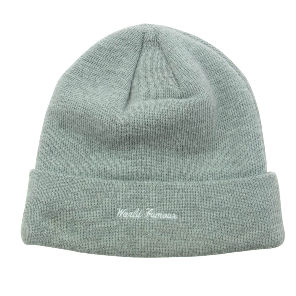 Supreme シュプリーム 18AW New Era Box Logo Beanie Knit Cap ニューエラ ボックスロゴ ビーニー ニット帽 グレー グレー系【中古】