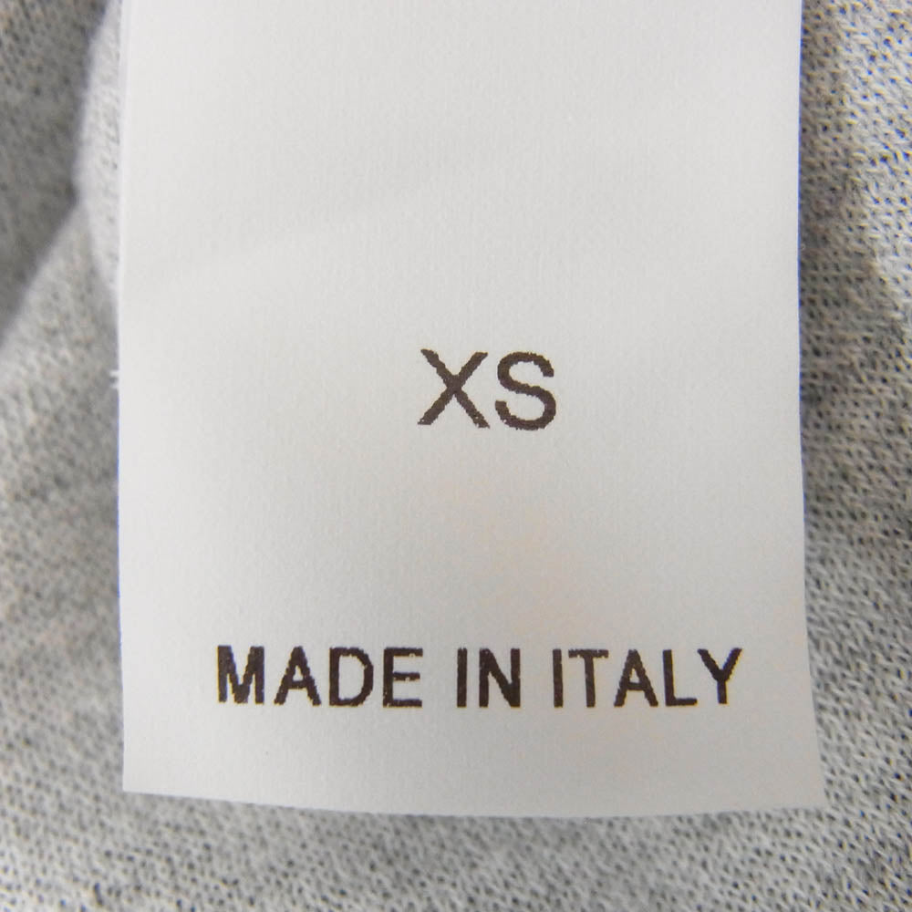 Brunello Cucinelli ブルネロクチネリ シルク混 コットンシルク 袖ラインストーン ラグラン フルジップ パーカー グレー系 XS【中古】