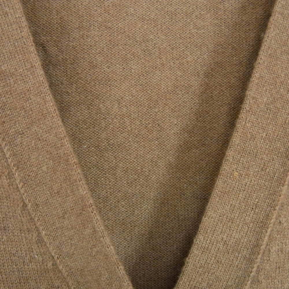 Loro Piana ロロピアーナ MAC3540 FAF0279 BABY CASHMERE ベビーカシミヤ カシミヤ100％ ロング カーディガン ブラウン系 40【中古】