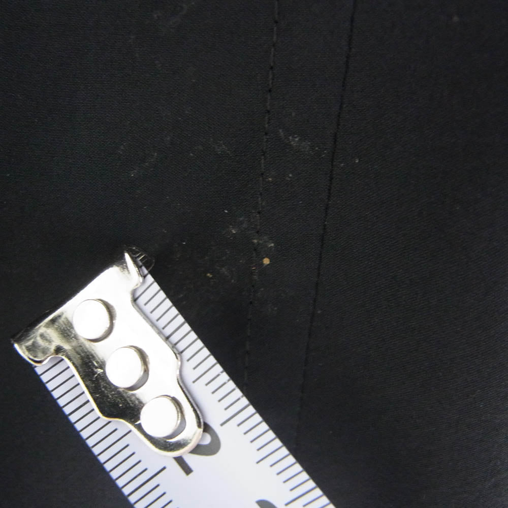 HERMES エルメス スカーフカラー シルク100％ プルオーバー シャツ ブラウス ブラック系 34【中古】