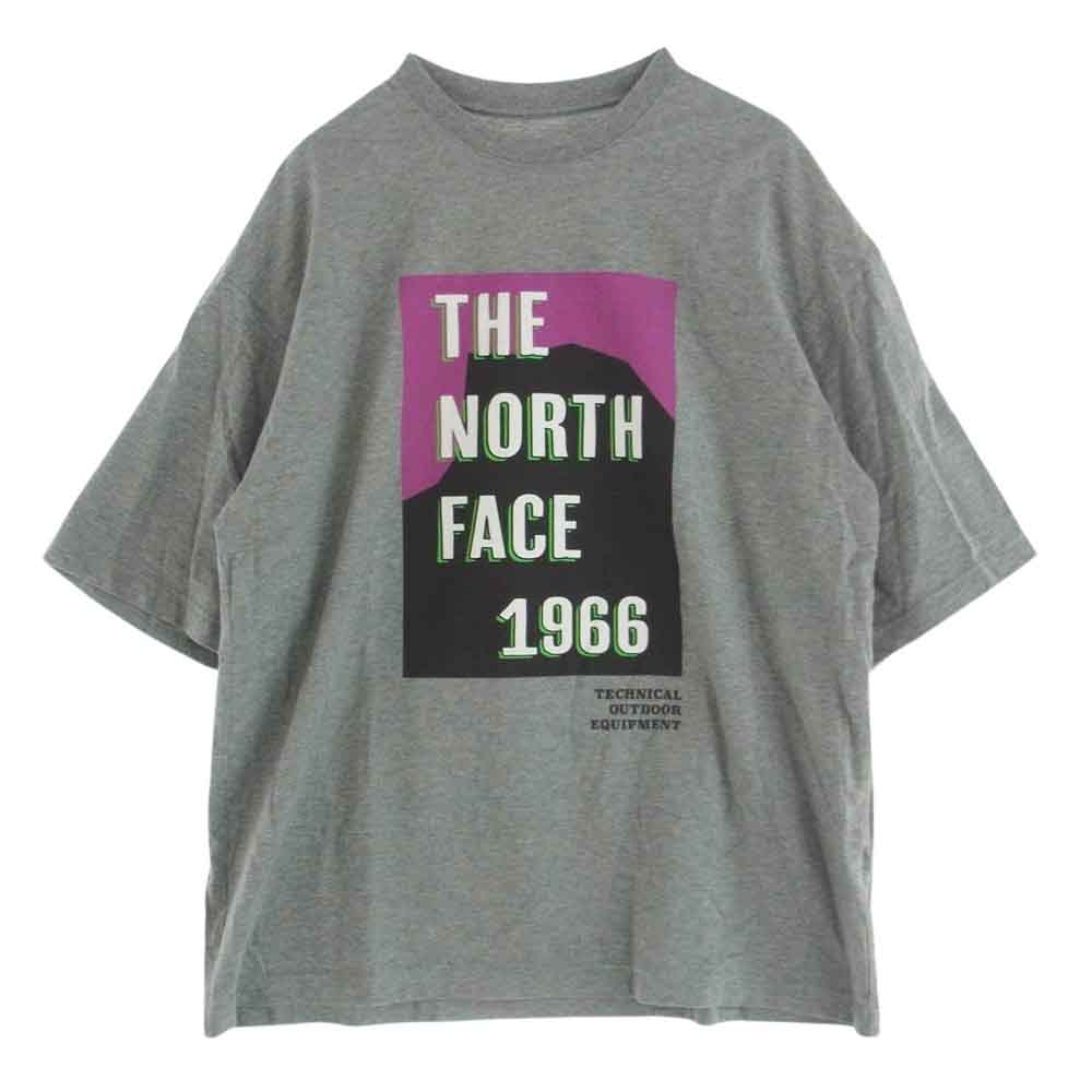 THE NORTH FACE ノースフェイス NT32432 ショートスリーブ TNF フライヤー ティー 半袖 Tシャツ グレー系 XL【中古】