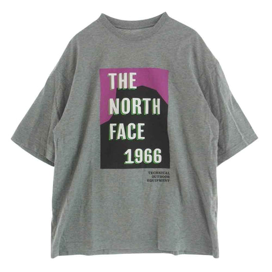 THE NORTH FACE ノースフェイス NT32432 ショートスリーブ TNF フライヤー ティー 半袖 Tシャツ グレー系 XL【中古】