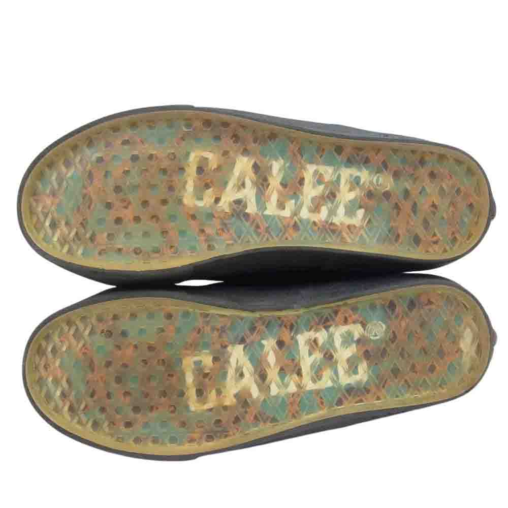 CALEE キャリー ×VANS Ratt Black バンズ ローカット スニーカー カーキ系 ブラック系 28cm【中古】