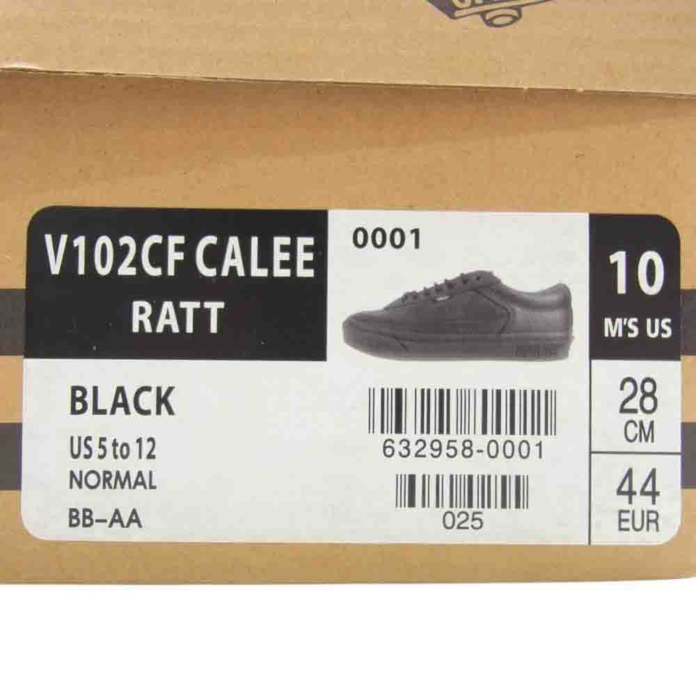 CALEE キャリー ×VANS Ratt Black バンズ ローカット スニーカー