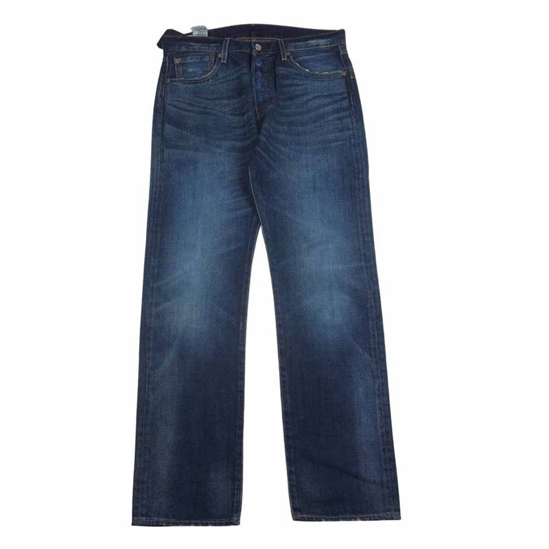 Levi's リーバイス 00501-1485 PREMIUM 501 レギュラー ストレート デニム ジーンズ ボタンフライ 刻印5286 インディゴブルー系 W32L32【中古】