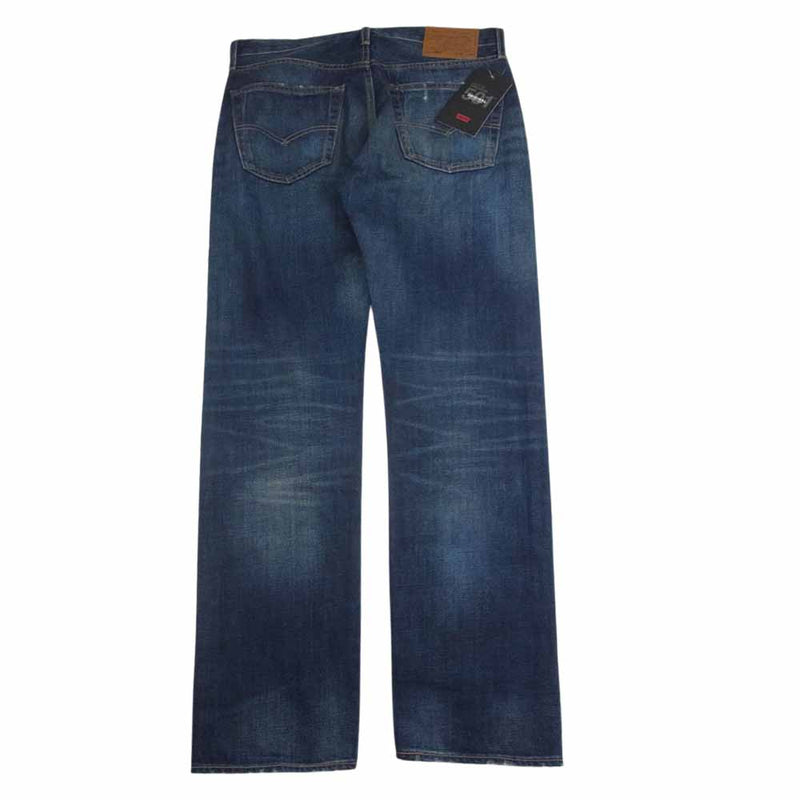 Levi's リーバイス 00501-1485 PREMIUM 501 レギュラー ストレート デニム ジーンズ ボタンフライ 刻印5286 インディゴブルー系 W32L32【中古】