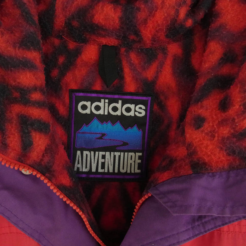 adidas アディダス ADVENTURE アドベンチャー マウンテン パーカー レッド系 JASPO/O【中古】