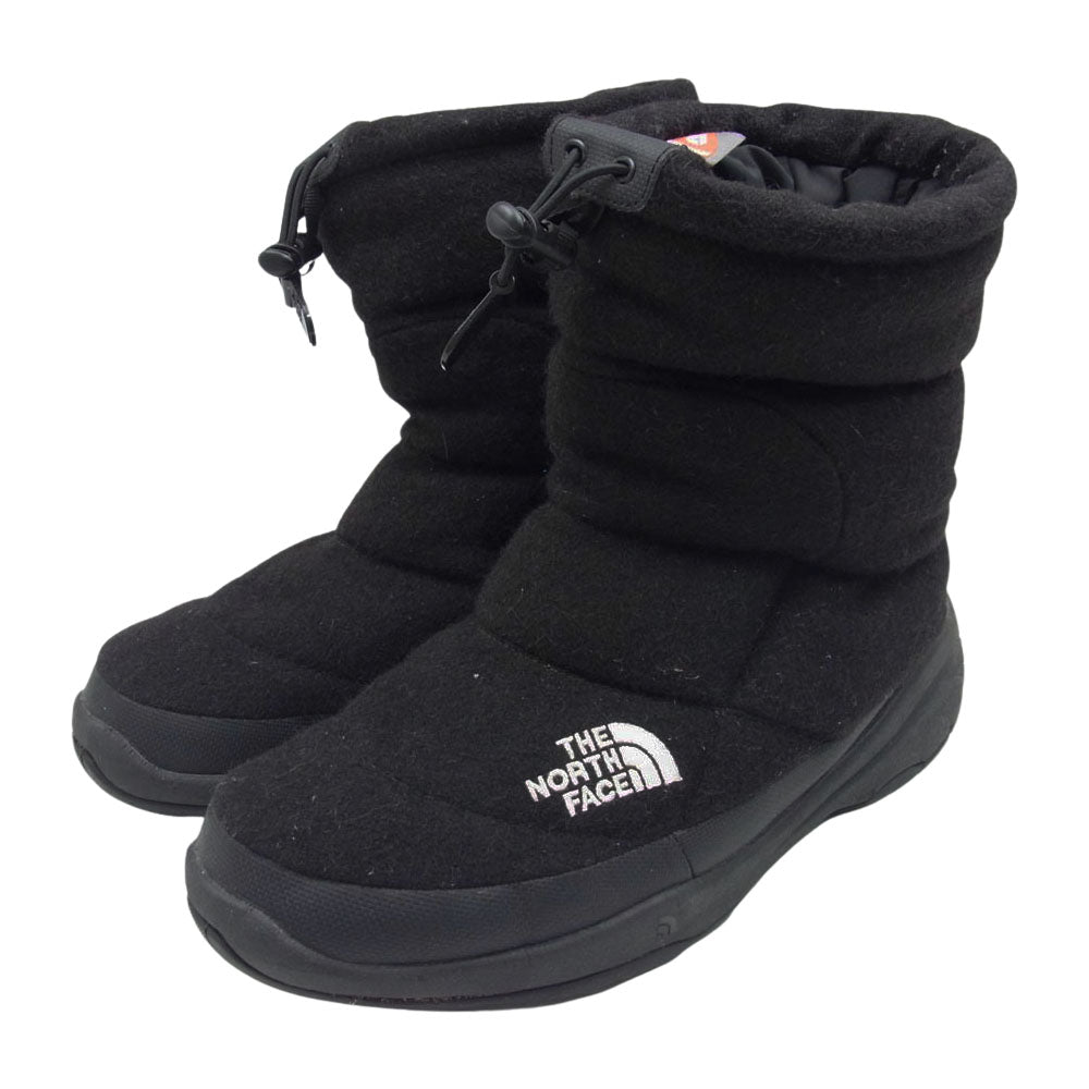 THE NORTH FACE ノースフェイス NF51591 NUPTSE BOOTIE WOOL II ヌプシ ブーティー ウール ヌプシブーツ ブラック系 26cm【中古】