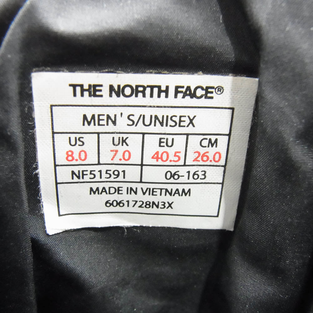 THE NORTH FACE ノースフェイス NF51591 NUPTSE BOOTIE WOOL II ヌプシ ブーティー ウール ヌプシブーツ ブラック系 26cm【中古】